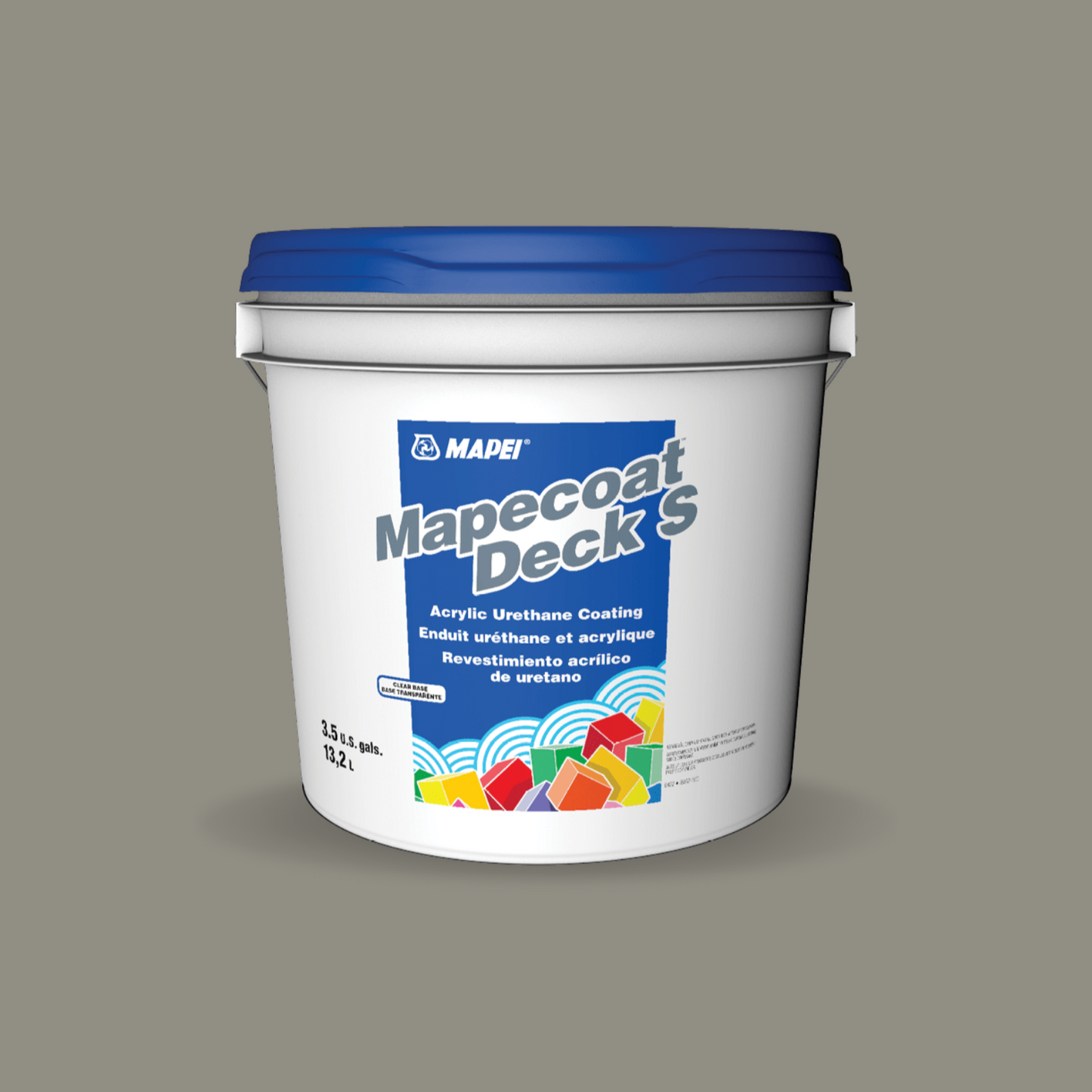 Mapei Deck S-Medium Base-Antislip Finish # 8654 Rhino - 9.5WaterproofingSupply