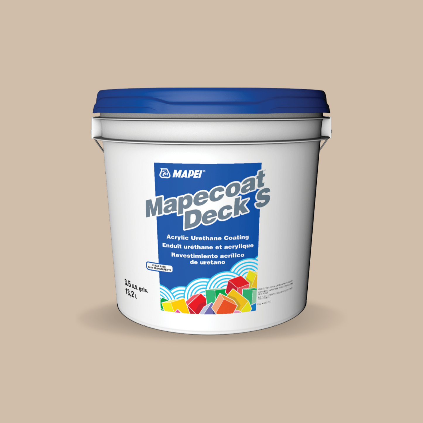 Mapei Deck S-Pastel Base-Antislip Finish # 8646 Canvas - 9.5WaterproofingSupply