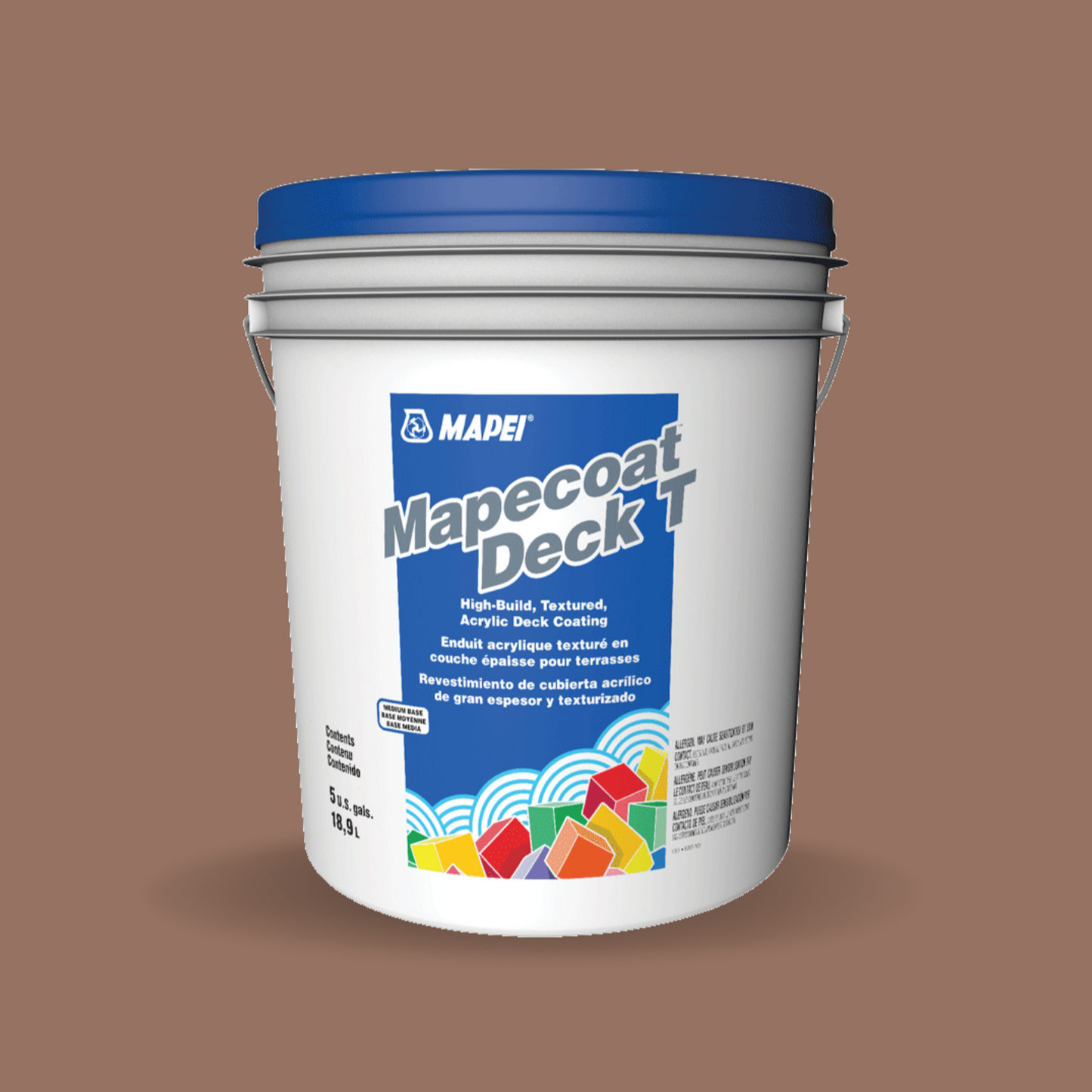 Mapei Mapecoat Deck T - Medium Base-Anti- Slip Finish #8642 Syrup - 9.5WaterproofingSupply