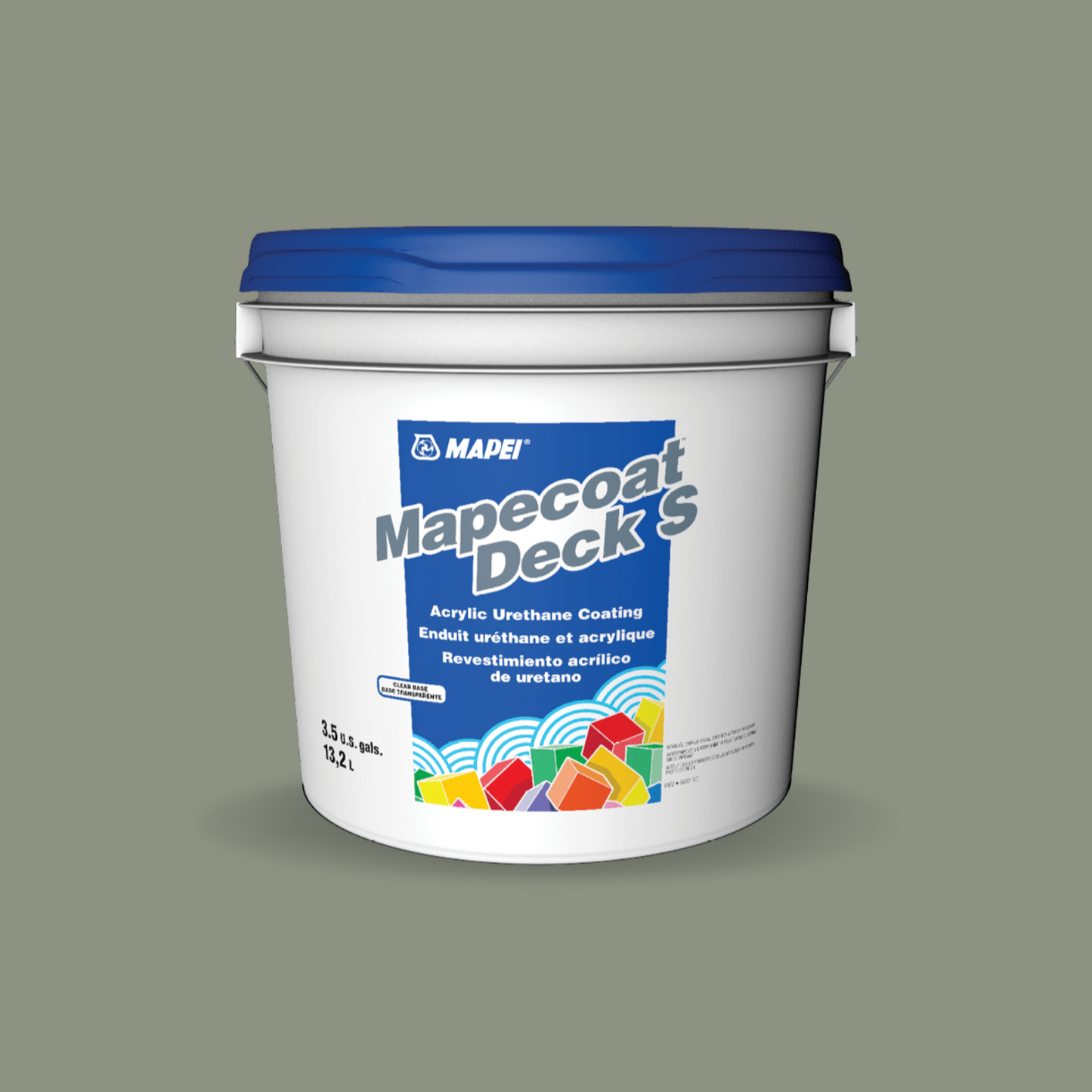 Mapei Deck S-Medium Base-Antislip Finish # 8647 Aloe - 9.5WaterproofingSupply