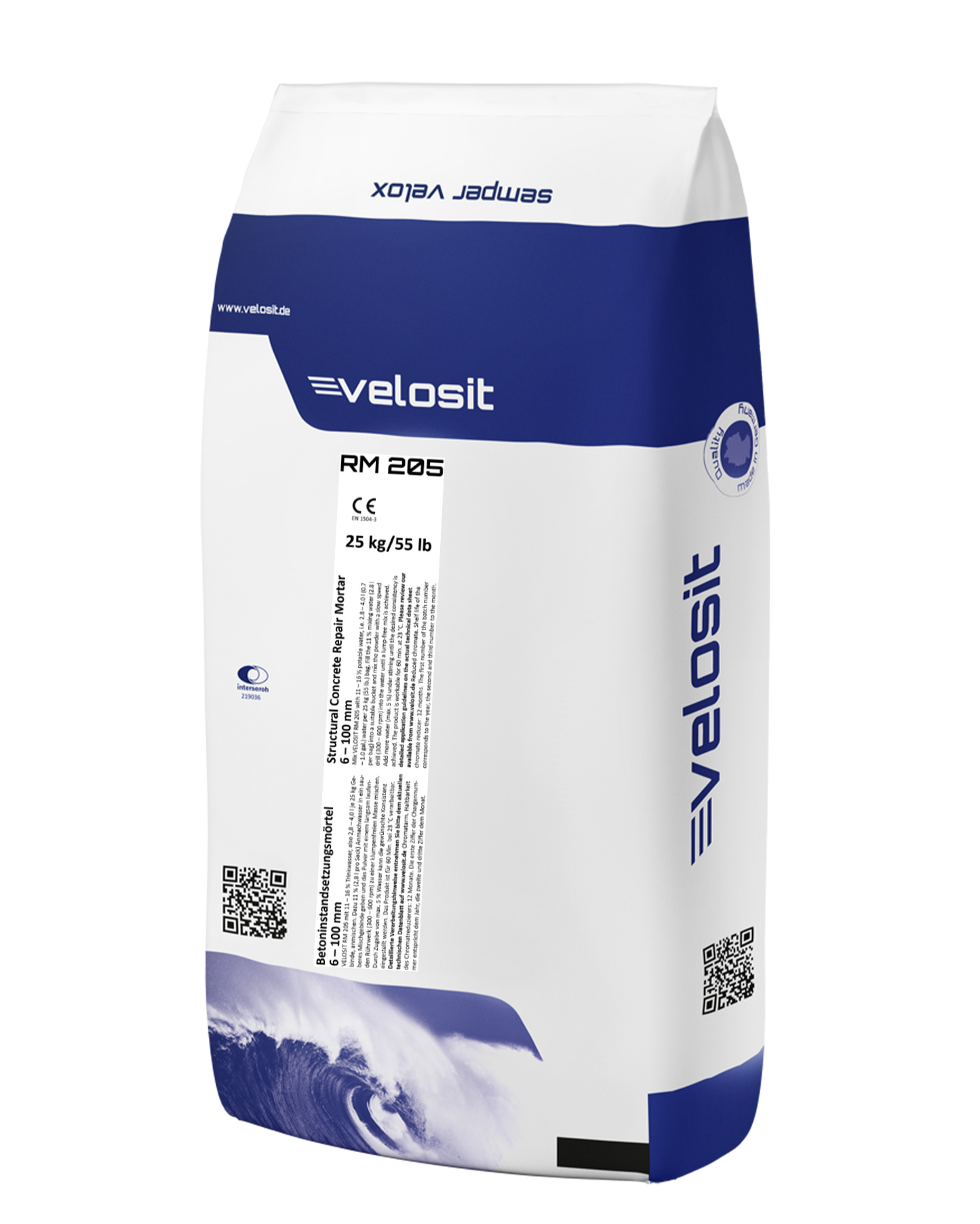 Velosit RM 205 -55 lb bag - 9.5WaterproofingSupply