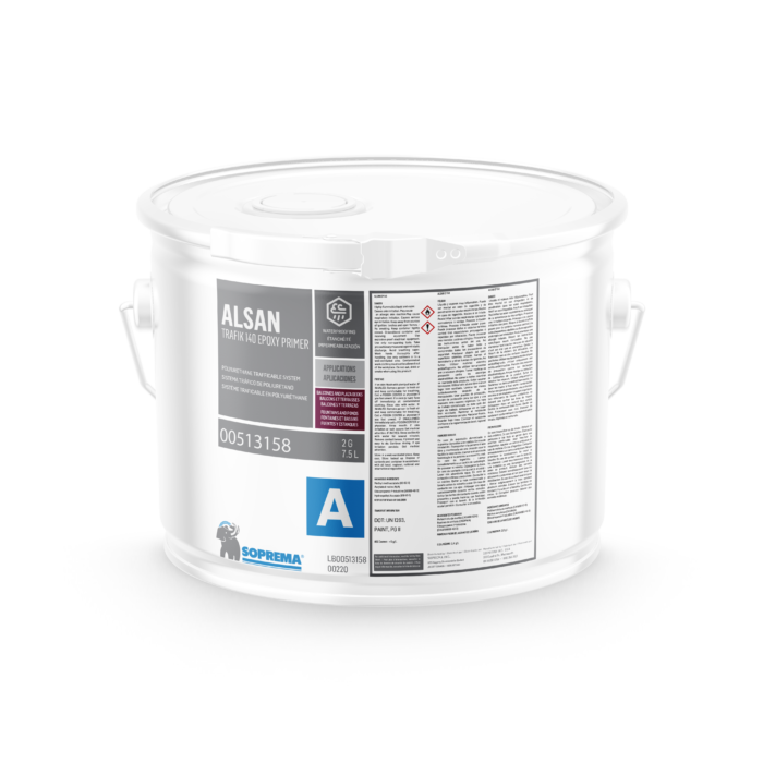 Soprema Alsan Trafix EP 140 Part A -3 gal - 9.5WaterproofingSupply