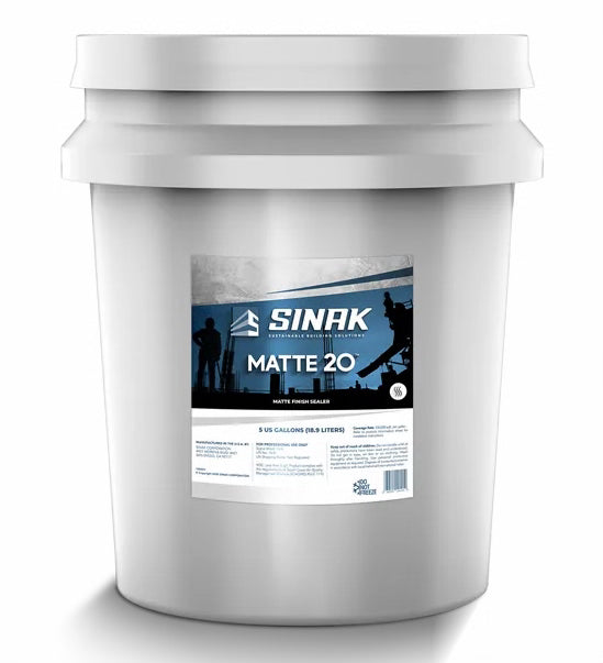 Sinak Matte 20 5 Gallon Pail - 9.5WaterproofingSupply