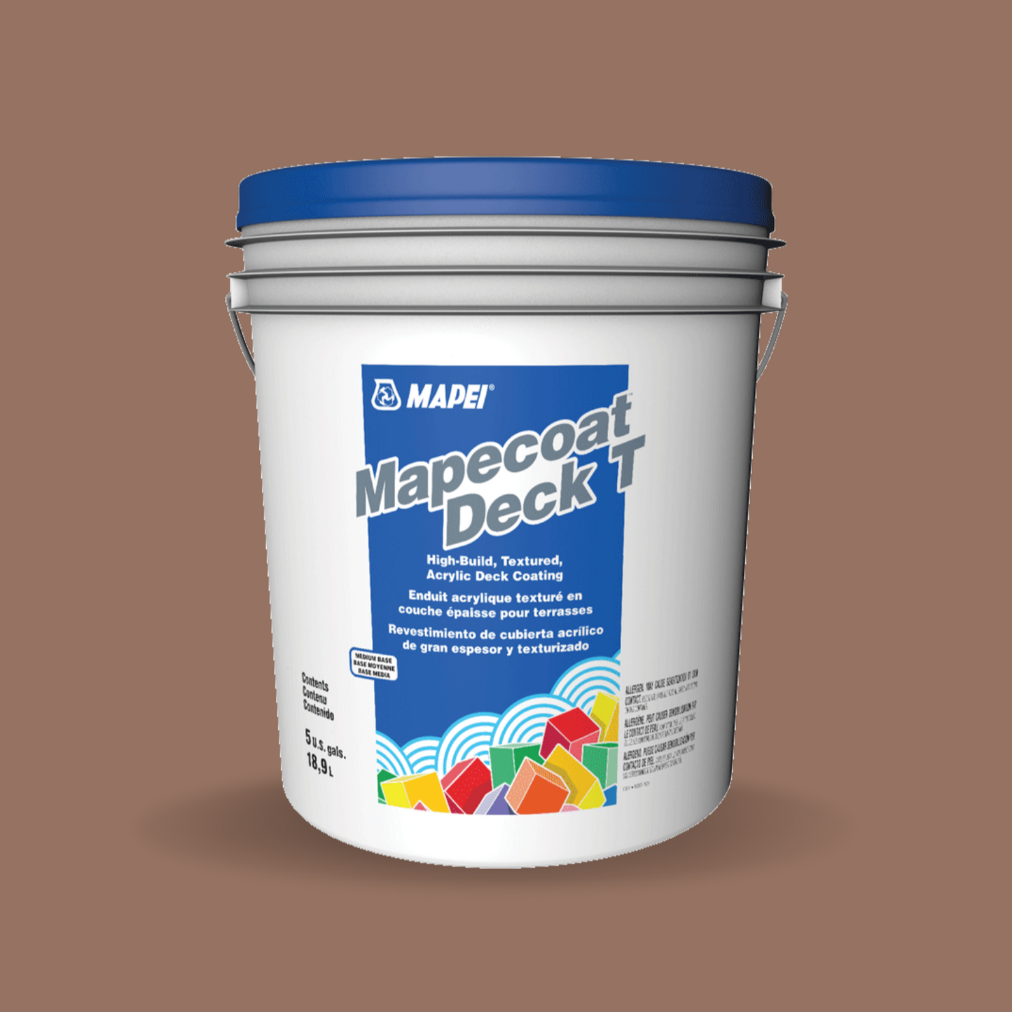 Mapei Mapecoat Deck T - Medium Base- Anti- Slip Finish #8641 Maple Syrup