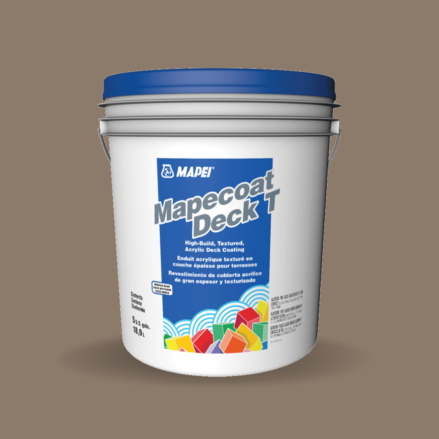 Mapei Mapecoat Deck T - Medium Base- Anti- Slip Finish #8650 Dust Storm