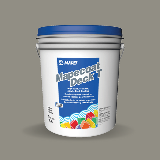 Mapei Mapecoat Deck T - Medium Base- Anti- Slip Finish #8654 Tinted Rhino