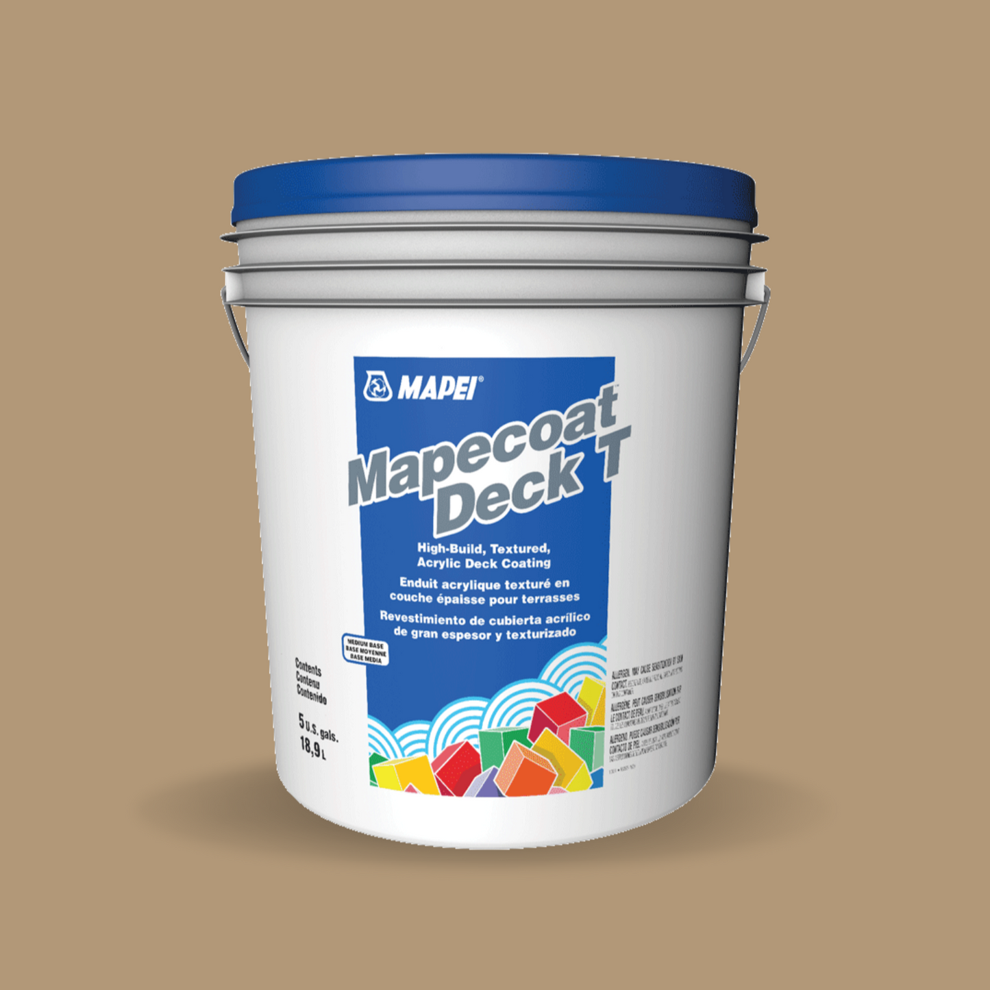 Mapei Mapecoat Deck T - Medium Base-Anti- Slip Finish #8644 Buckskin